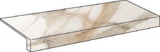 Atlas Concorde Russia Supernova marble фронтальная ступень Calacatta Gold Scalino 33*60