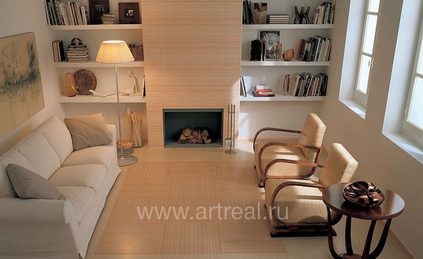 Интерьер плитки фабрики Fap коллекции Sweet home в цвете Line Earth. Интерьер плитки фабрики Fap коллекции Sweet home в цвете Line Earth.