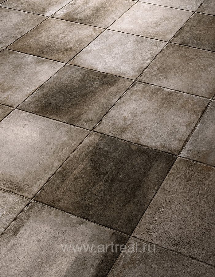 Пол в облицовке керамогранитом Native от Ceramica Sant Agostino