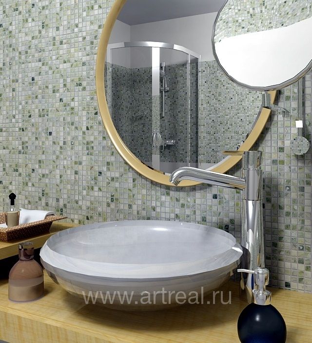 Ванная в отделке мозаикой Colori Viva Natural Stone Ванная в отделке мозаикой Colori Viva Natural Stone