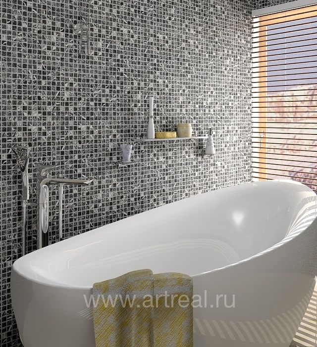 Ванная в отделке мозаикой Colori Viva Natural Stone Ванная в отделке мозаикой Colori Viva Natural Stone