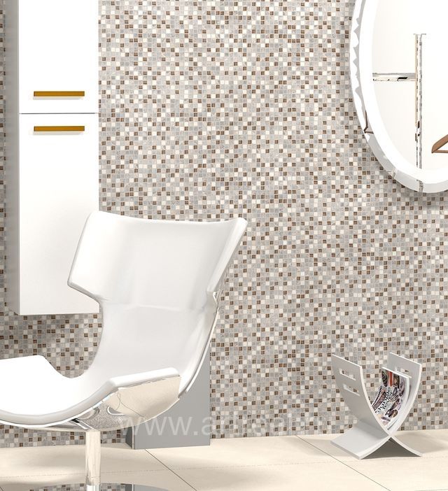 Стена в облицовке мозаикой Colori Viva Marmol