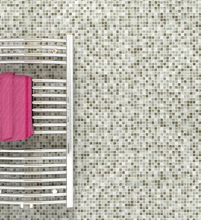 Стена в облицовке мозаикой Colori Viva Marmol