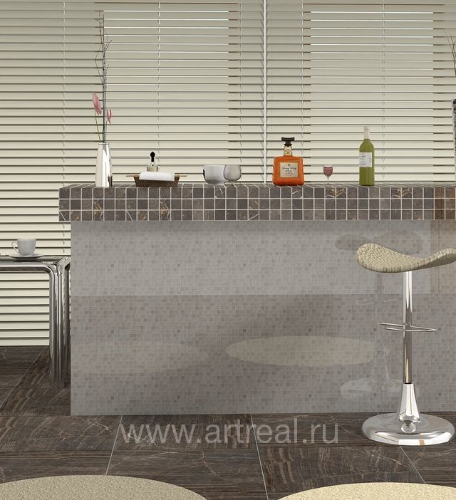 Столешница в облицовке мозаикой Colori Viva Marmol