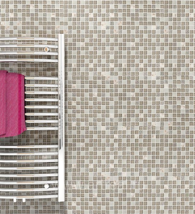 Стена в отделке мозаикой Colori Viva Crystal Стена в отделке мозаикой Colori Viva Crystal