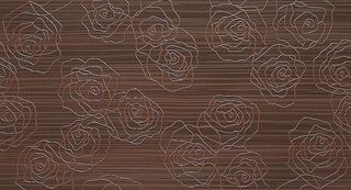 Декор Bloomy Brown Inserto 56*30.5
