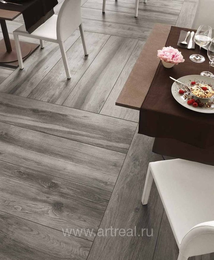 Пол в отделке керамогранитом  Novabell My Space