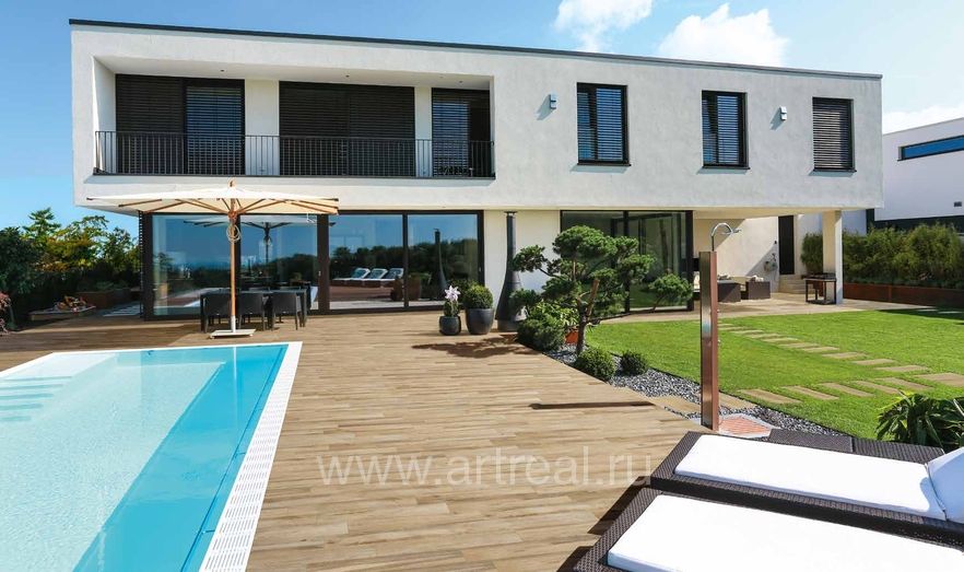 Керамогранит Novabell My Space на террасе