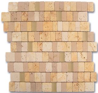 Dune Stone мозаика 184998 Travertino Panfilia  28*28