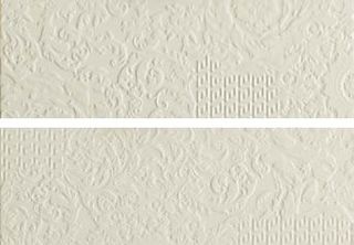 Gardenia (Versace) Gold настенная плитка Patchwork Bianco 75*25
