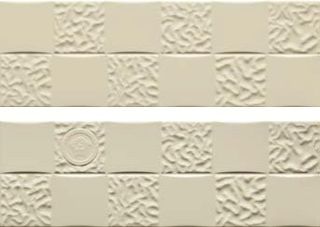 Gardenia (Versace) Gold настенная плитка Acqua/Dama Crema 75*25