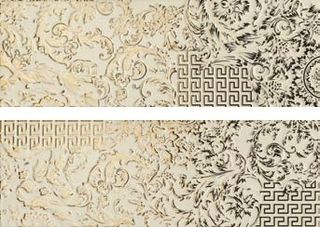 Gardenia (Versace) Gold декор Patchwork Crema/Oro 75*25