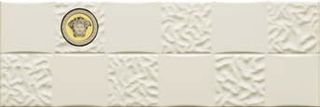 Gardenia (Versace) Gold декор Acqua/Dama Medusa Bianco 75*25