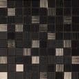 Gardenia (Versace) Gold мозаика Mosaici Riga Antracite/Platino 25*25