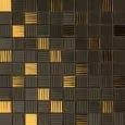 Gardenia (Versace) Gold мозаика Mosaici Riga Moka/Oro 25*25