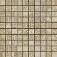 Gardenia (Versace) Gold мозаика Mosaici Patchwork Crema 25*25
