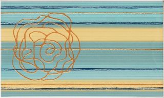 Dado 1000Tracce декор Orme Azzurro A 33.3*20