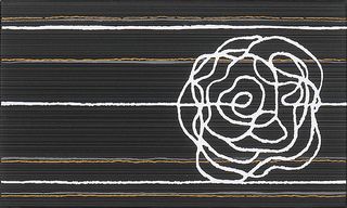 Dado 1000Tracce декор Orme Nero A 33.3*20