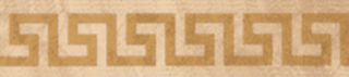 Gardenia (Versace) Palace Riv. бордюр Listelli Greca Lev. Oro 8858 19.7*4
