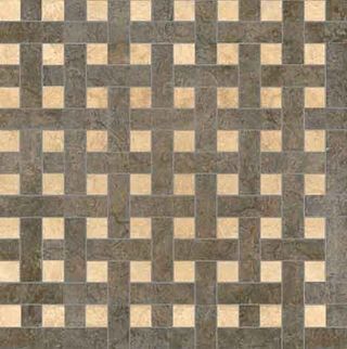 Gardenia (Versace) Palace Riv. мозаика Mos.Chest.Nero Beige 39.4*39.4