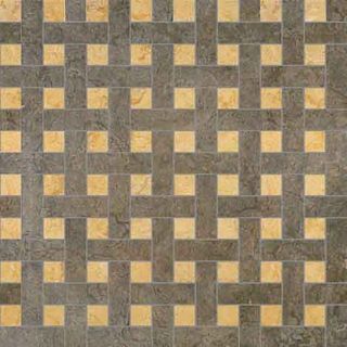 Gardenia (Versace) Palace Riv. мозаика Mos.Chest.Nero Oro 39.4*39.4