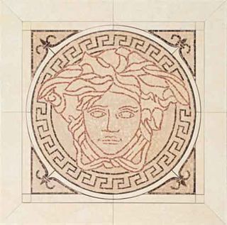 Gardenia (Versace) Palace Riv. панно Medusa Or/Alm/Bei/Nero 50*50