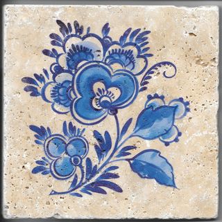 Травертин Provance декор Decor Гжель-2 20*20