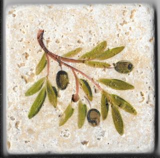 Травертин Provance декор Decor Оливки-4 10*10