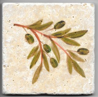 Травертин Provance декор Decor Оливки-6 10*10