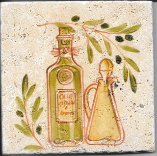 Травертин Provance декор Decor Оливки-1 20*20