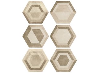 Carmen Ceramic Art Domme керамогранит Lods Mix Cream 20.2*17.5