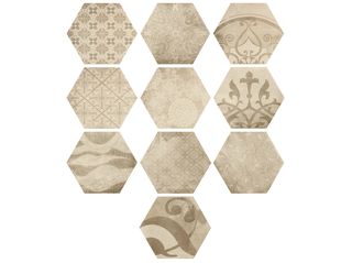 Carmen Ceramic Art Domme керамогранит Montresor Mix Cream 20.2*17.5