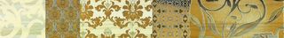 Impronta Shine бордюр SH00LA Batik Oro Listello A 59*8