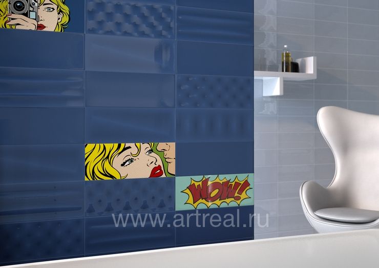 Керамическая плитка Imola Ceramica Pop в интерьере