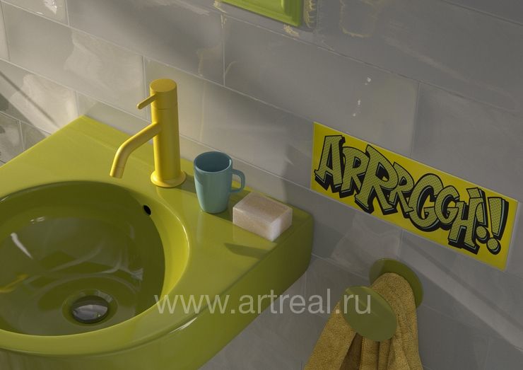 Керамическая плитка Imola Ceramica Pop в интерьере