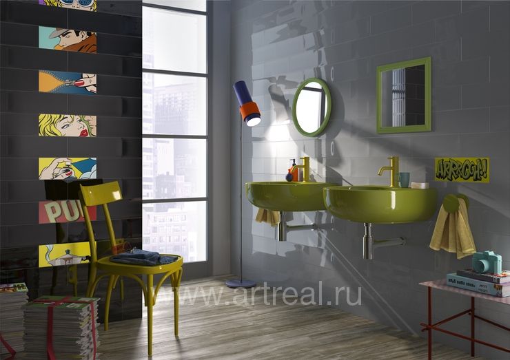 Керамическая плитка Imola Ceramica Pop в интерьере