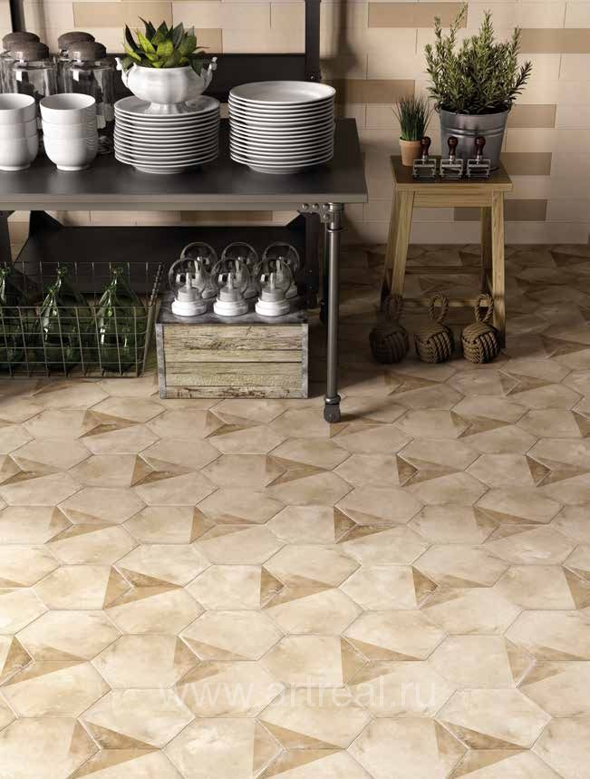 Керамогранит Marca corona Terra в интерьере