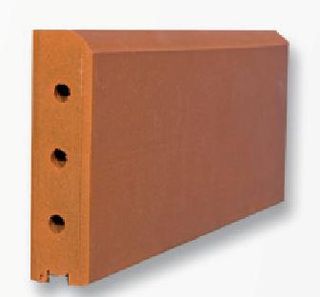 ZG-Clinker Бордюрный Камень бордюр Бордюрный Камень Красный 30.5*13*3.7