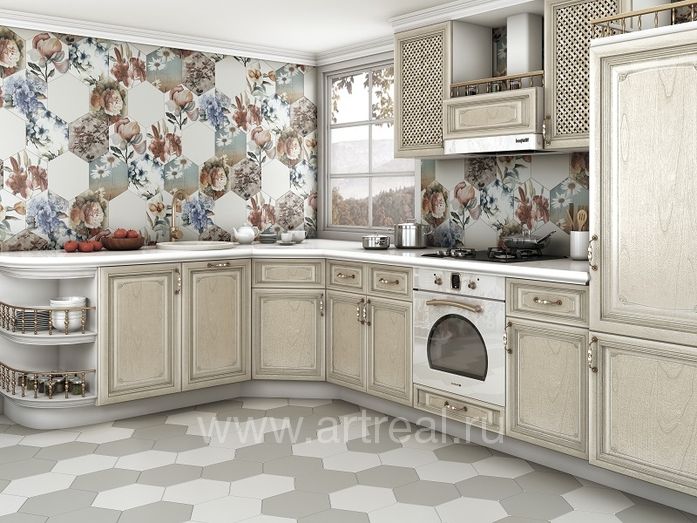 Керамогранит Benestica Toscana в интерьере