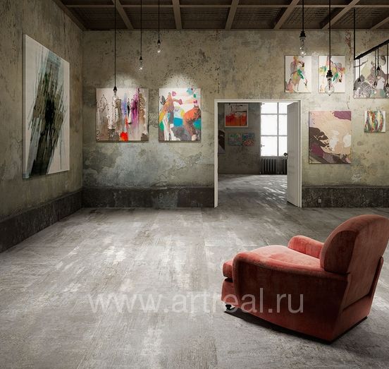 Керамогранит Apavisa Cast Iron в интерьере
