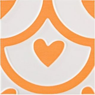 Pamesa Agatha декор Coeur Naranja 25*25