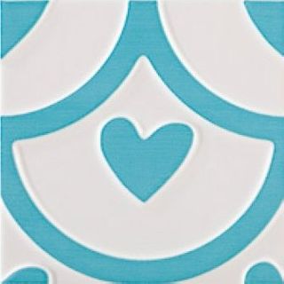 Pamesa Agatha декор Coeur Turquesa 25*25