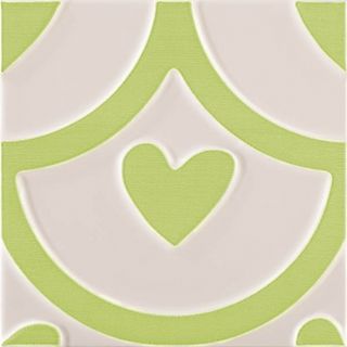 Pamesa Agatha декор Coeur Pistacho 25*25