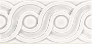 Adex Modernista бордюр Rilieve Clasico C/C Blanco 7.5*15