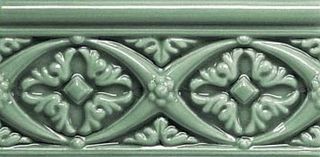 Adex Modernista декор Rilieve Bizantino C/C Verde Oscuro 15*7.5