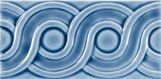 Adex Modernista декор Rilieve Clasico C/C Azul Oscuro 15*7.5