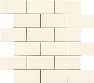 Adex Modernista мозаика Liso PB C/C Marfil (5х10) Enmallado 30.5*30.9