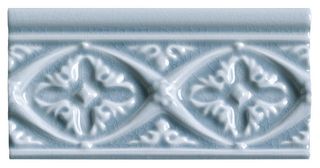 Adex Modernista бордюр Relieve Bizantino C/C Stellar Blue 7.5*15