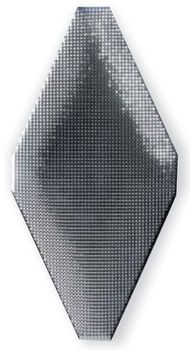 Adex Rombos настенная плитка Acolchado Micro Plata 20*10