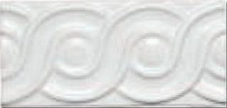 Adex Neri бордюр Relieve Clasico Blanco Z 7.5*15